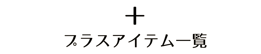 その他プラスワンアイテム一覧