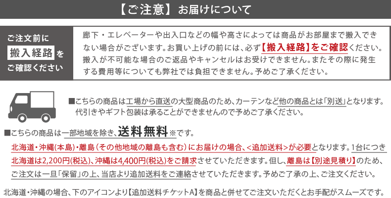 追加送料について