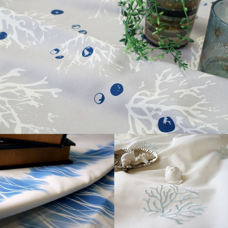 MARINE & PIER 】 海を感じるデザイン遮光シリーズ ＜マリノ シャワー