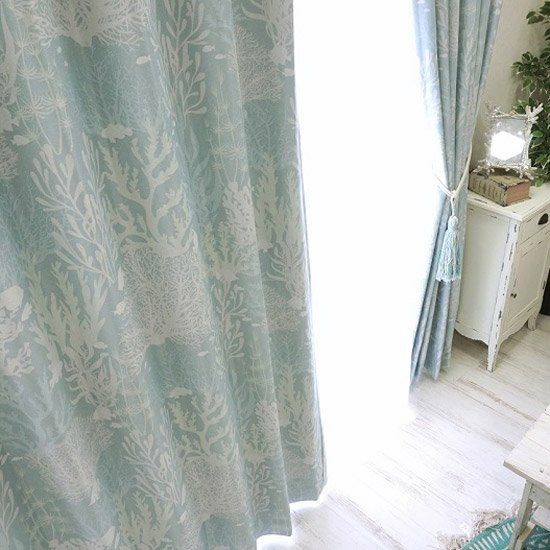 MARINE & PIER 】 自然がモチーフのデザイン2級遮光カーテンシリーズ