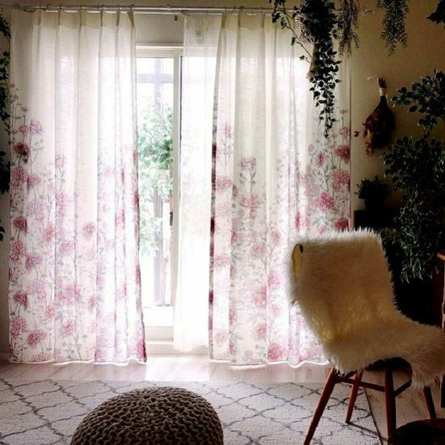 びっくりカーテンのオリジナルデザイン北欧カーテン＜サタブルムー＞