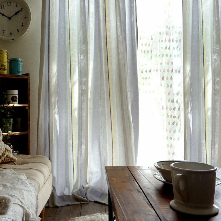 ノスタルジアシリーズ】 素朴で美しいプロヴァンス風カーテン