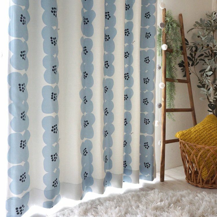 北欧調＞2級遮光・形状記憶・Horiuchi Eikoデザインのカーテン