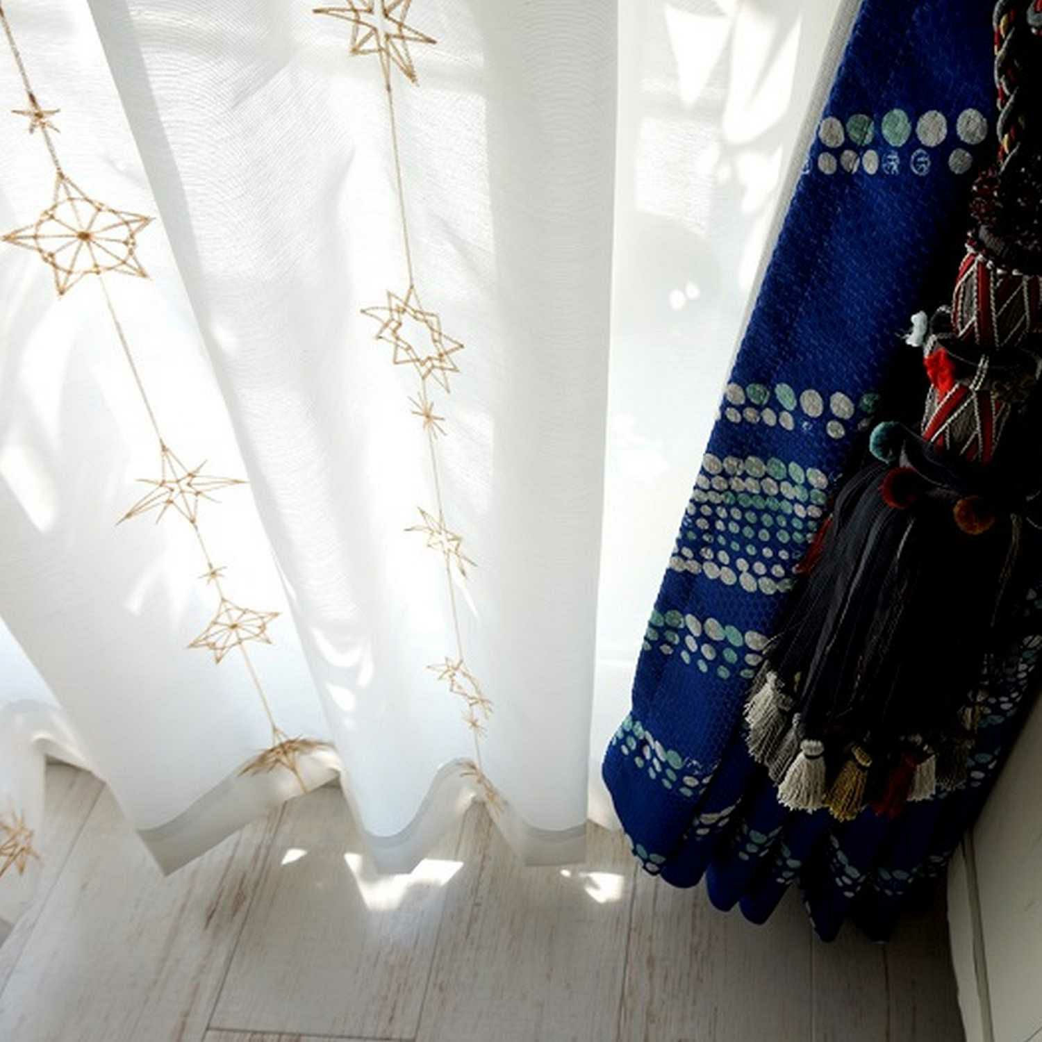 モロッカンテイストの刺繍がおしゃれな高機能レース＜レースマジック＞