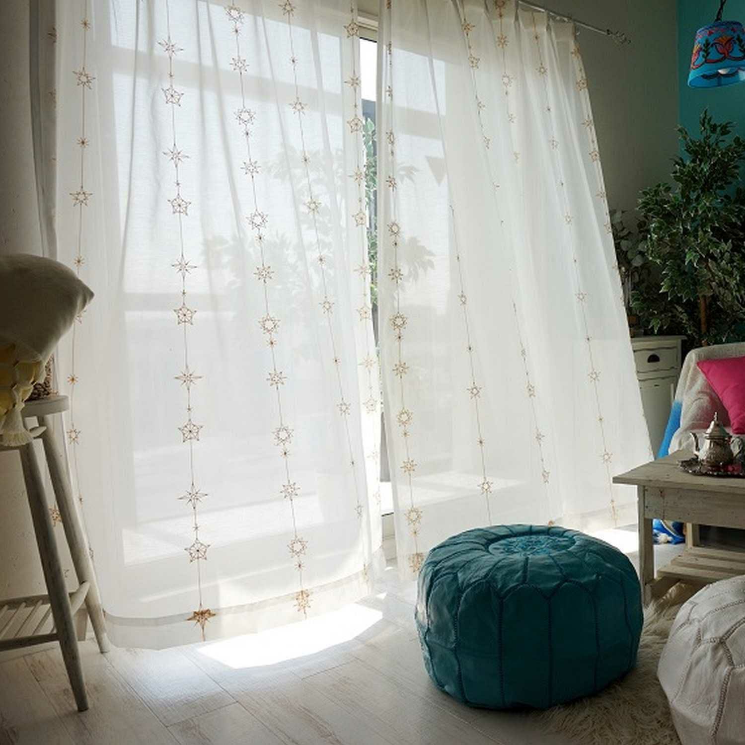 モロッカンテイストの刺繍がおしゃれな高機能レース＜レースマジック＞