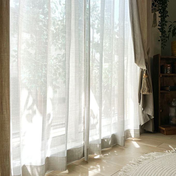 びっくりカーテン】リゼッタ ピンク 防炎・ウォッシャブルカーテン