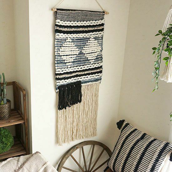 ナチュラルなインド綿タペストリー・ウォールデコレーション【 sara