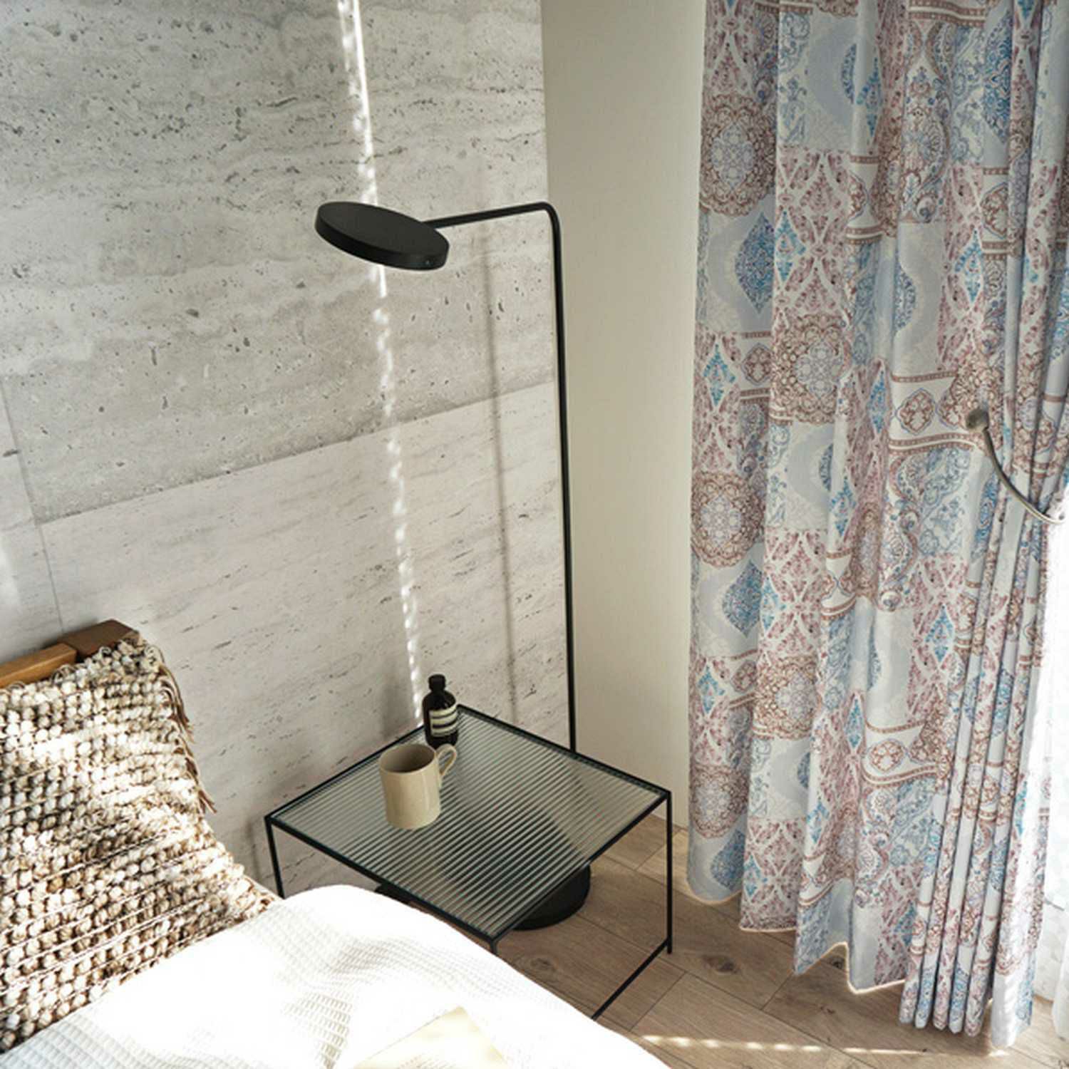 オリジナル遮光カーテン＜シャリフ ブルー＞