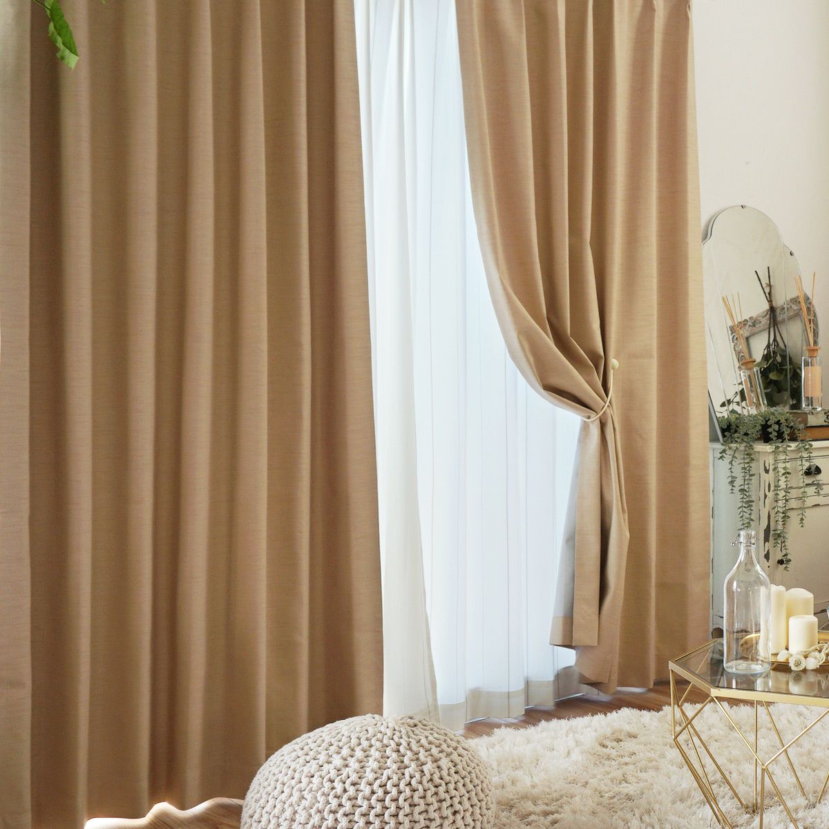 ecoloシリーズ 防音・遮熱・保温・完全遮光・形状記憶加工済・5層